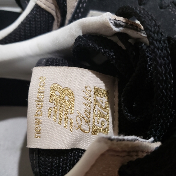 New Balance ML574GYF 574 RETRO BLACK GREY PREMIUM - Picture 4 of 5